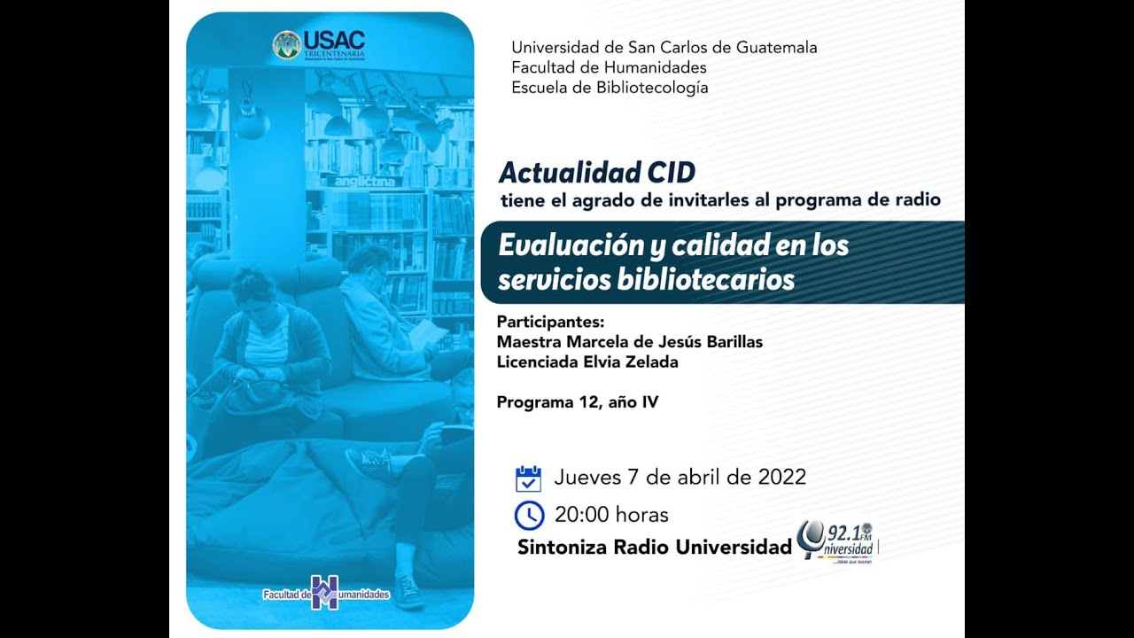 Evaluación y calidad en los servicios bibliotecarios.