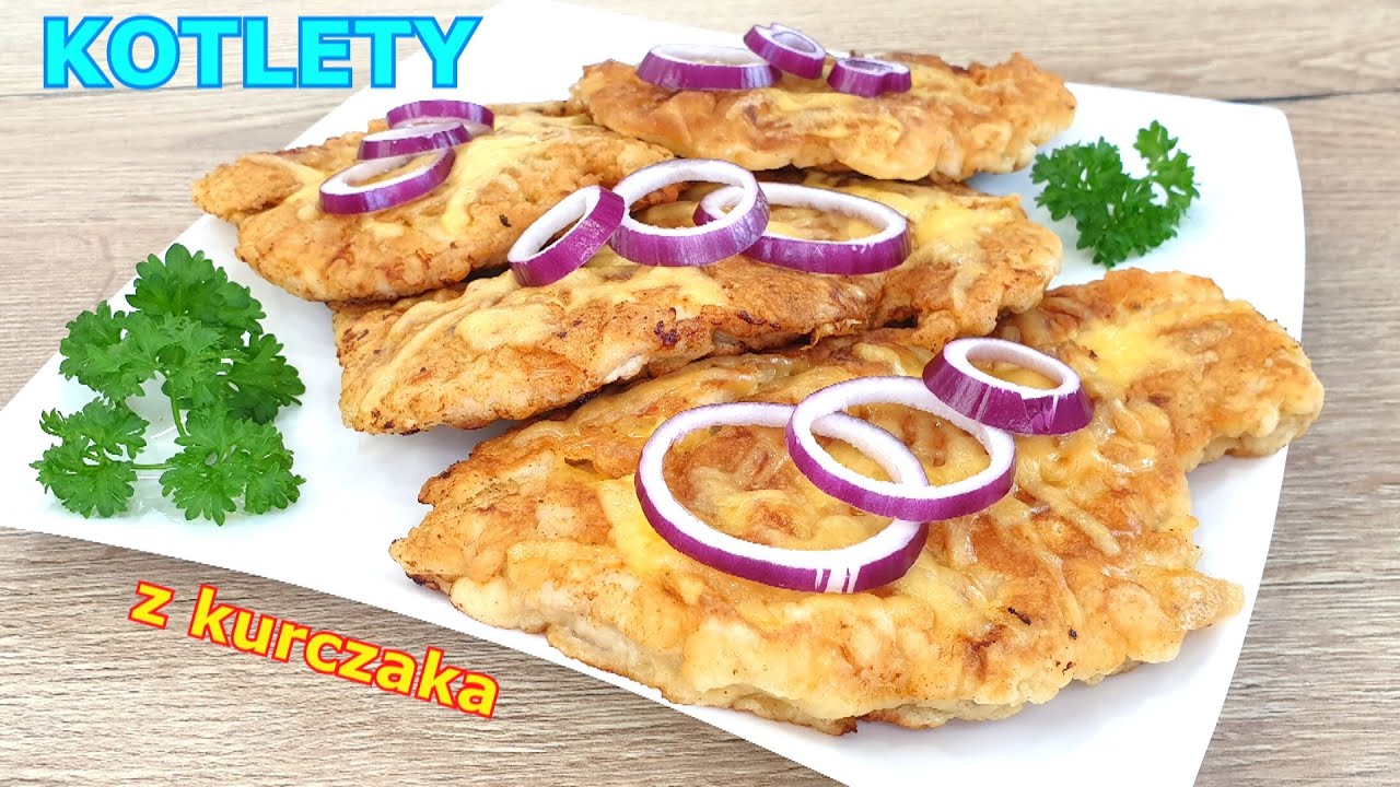 Soczyste kotlety z fileta kurczaka - przepyszne i szybkie 👌 prosty przepis na obiad bez wysiłku 👍