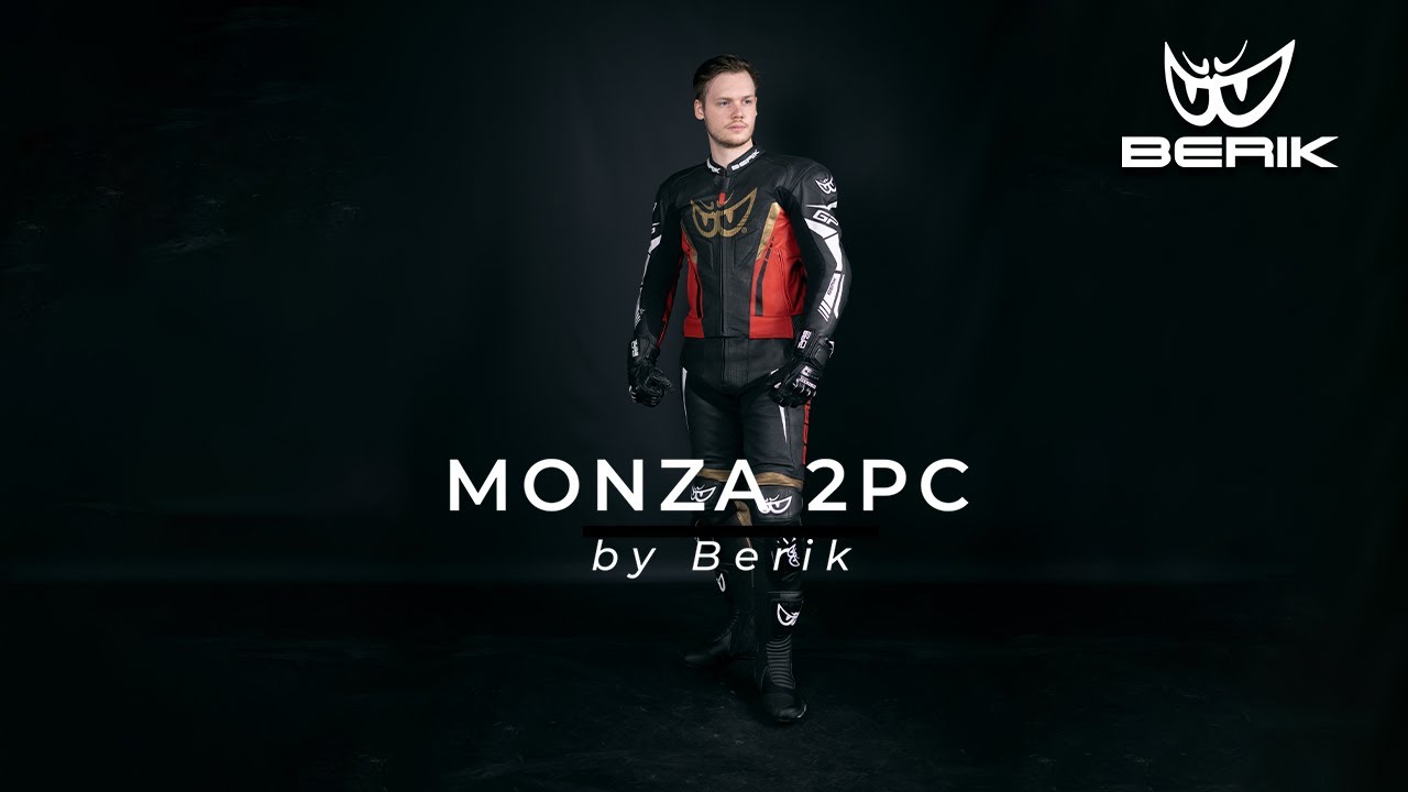 Berik Monza Two Piece Motorcycle Leather Suit