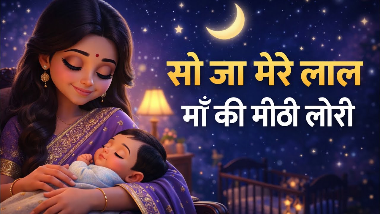 सो जा मेरे लाल | माँ की मीठी लोरी 🌙 Hindi Lori for kids | Hindi Lori channel | kids sleep song 