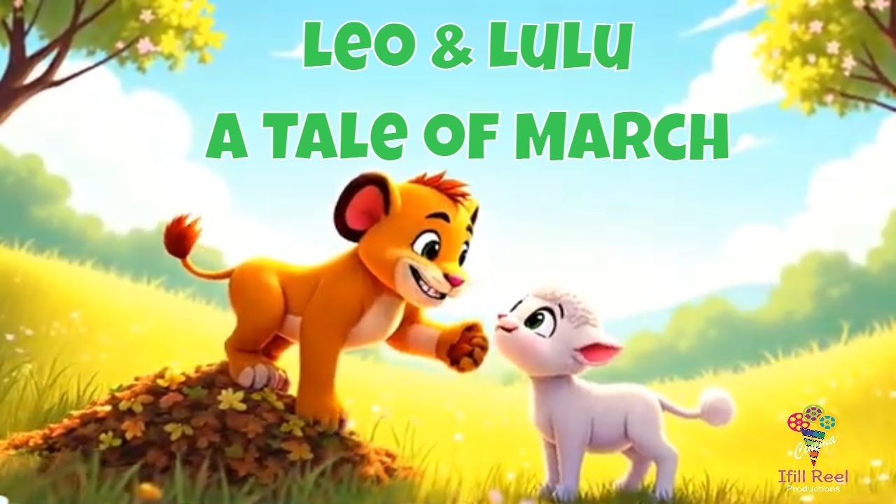 Leo & Lulu: A Tale of March | Animated Story for Kids 🌿🦁🐑| In Like a Lion & Out Like a Lamb