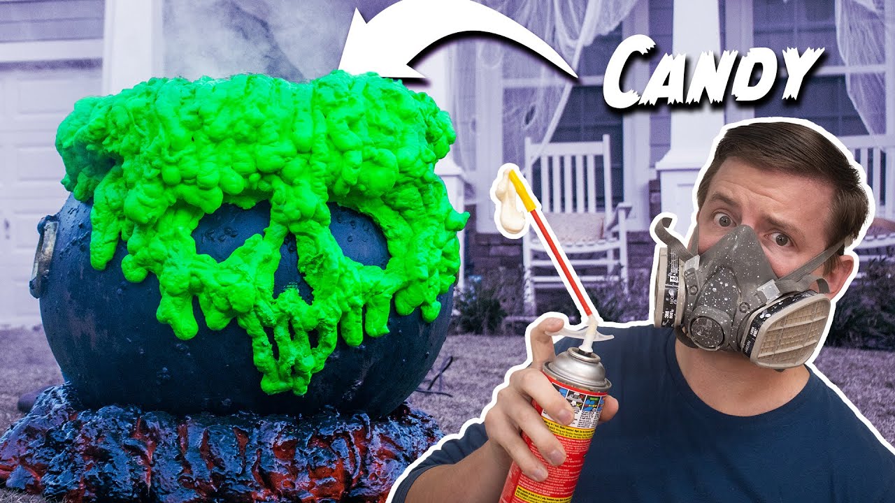 Upgrading a Party City Cauldron | First Halloween Prop Build
