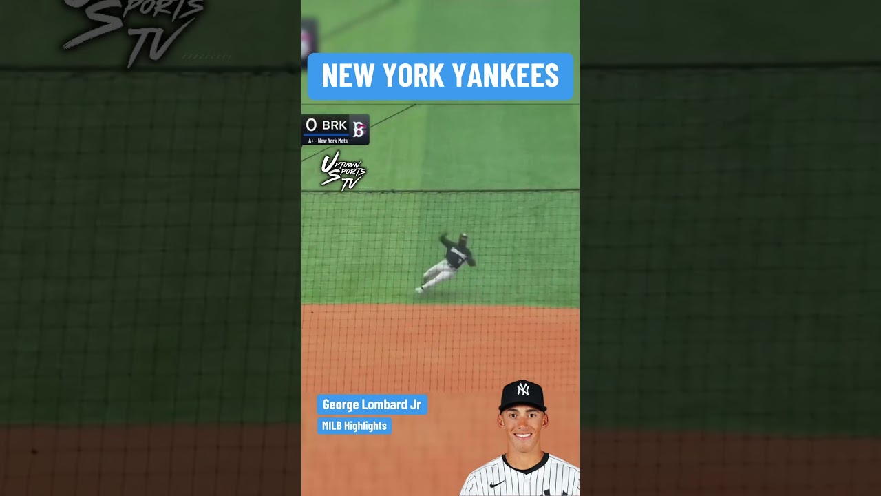 Лучшие моменты Джорджа Ломбарда-младшего из &laquo;Нью-Йорк Янкиз&raquo; #MILB #yankees #бейсбол #лучшие моменты
