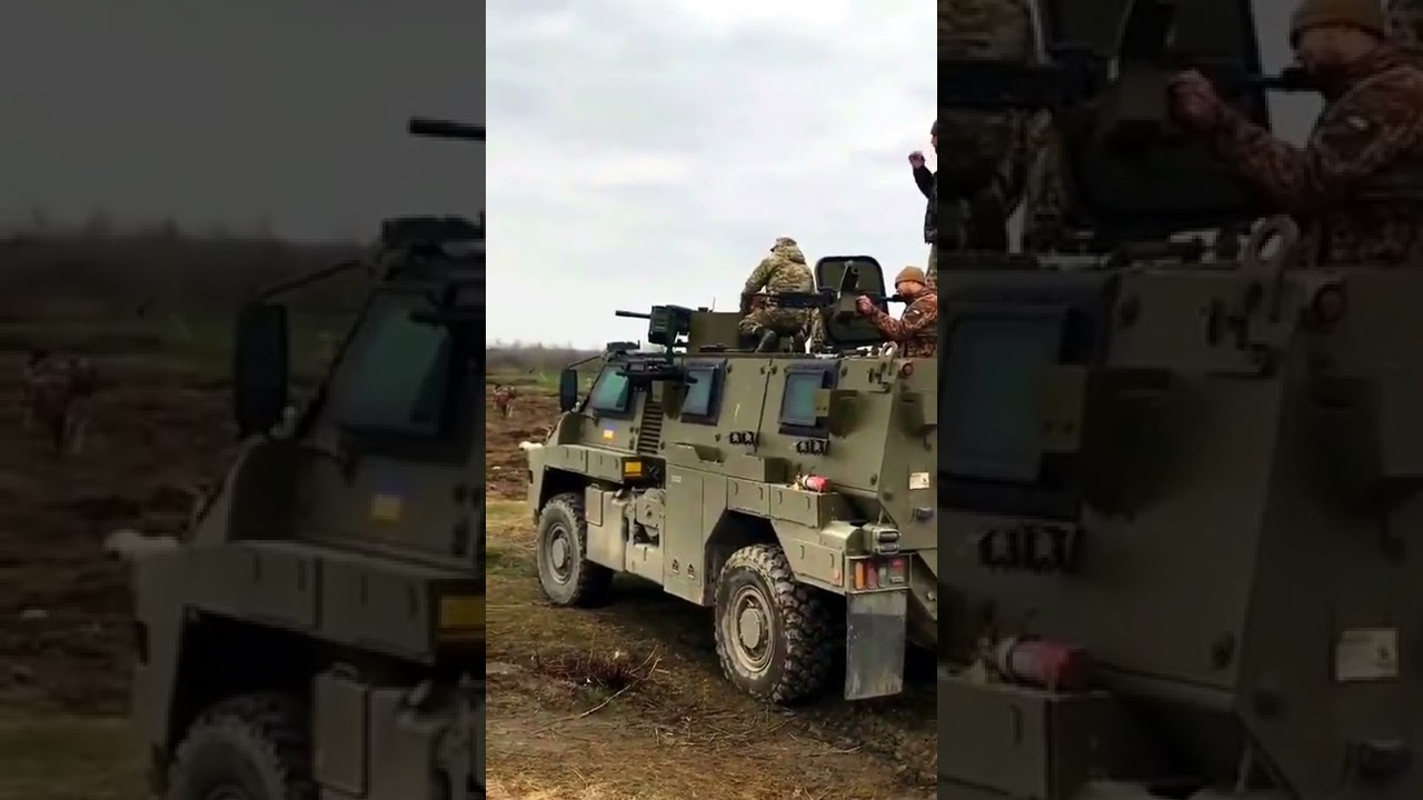 Uparmed Bushmaster Protected Mobility Vehicles recent delivered from Australia are in operation