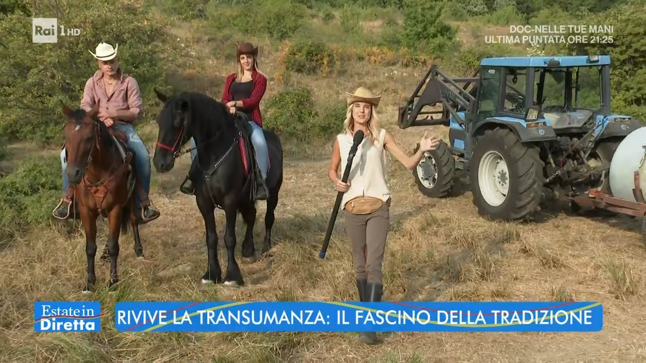 La transumanza: il fascino della tradizione - Estate in Diretta 19/08/2021
