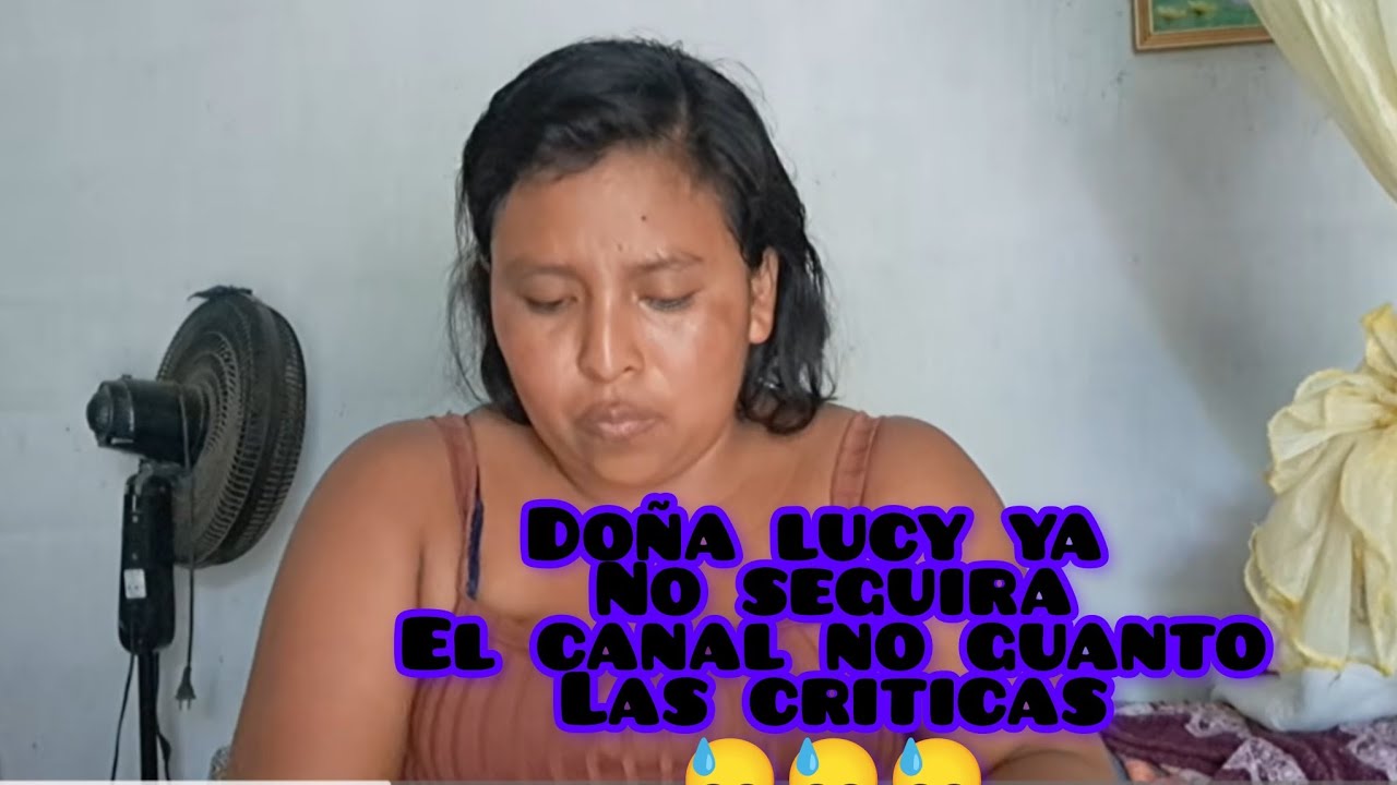Vean doña lucy muy triste por que por culpa del🤔🤔 chimuelo le estan disiendo cosas muy feas⁉️⁉️