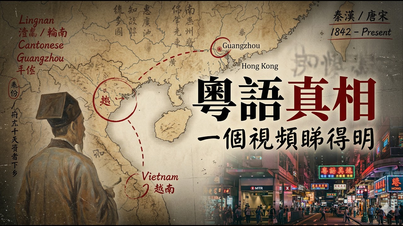 香港人總語唔係粵語？喺講廣東話之前，香港人究竟講咩話？廣東話真係古代嘅普通話？點解越南人會覺得廣州係佢哋邊咗嘅國都？有關粵語嘅所有秘密，一個視頻帶你睇晒！｜粵講粵有古