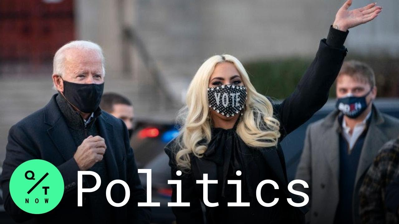 Lady Gaga Campaigns With Biden in Pittsburgh