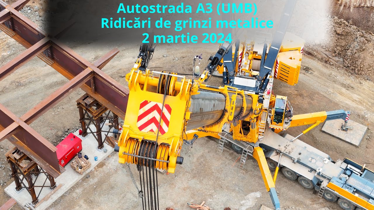 Autostrada A3 (UMB), ridicări de grinzi, 2 martie 2024