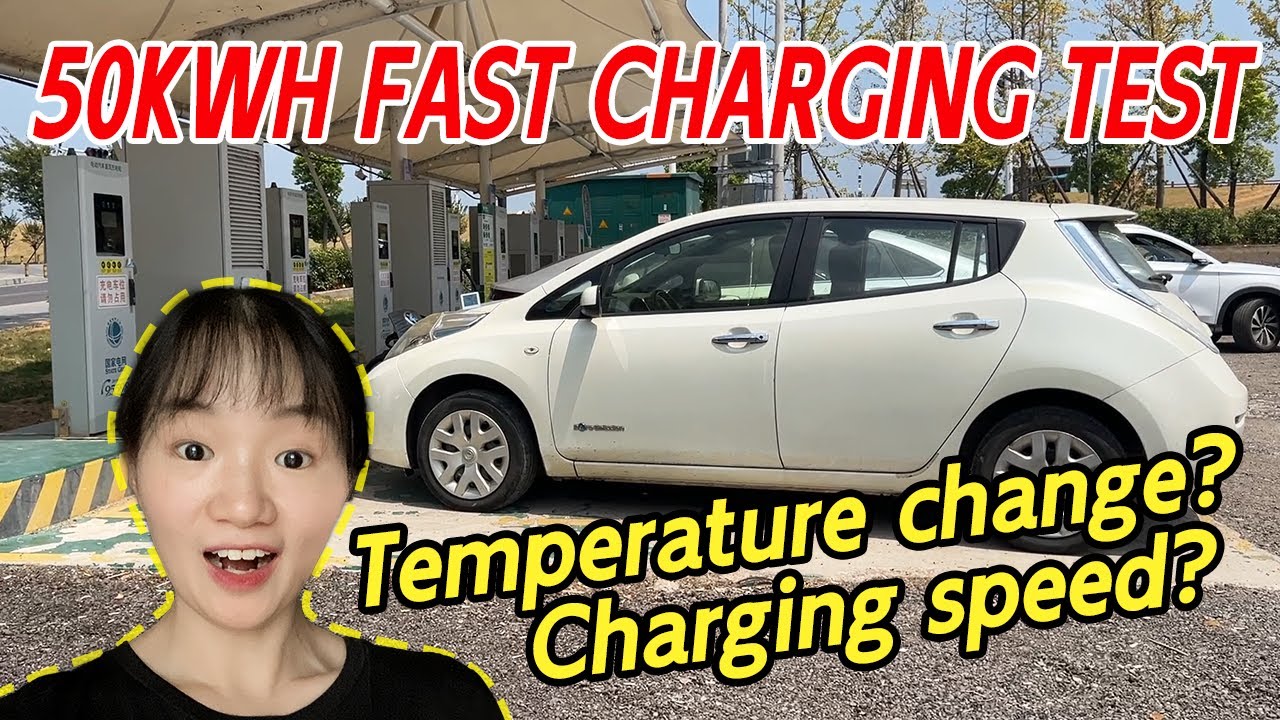 VIVNE-Nissan leaf 50kWh battery pack fast charging test(Part 1)