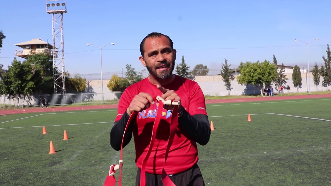 Aprende a ponerte correctamente las banderas de flag football