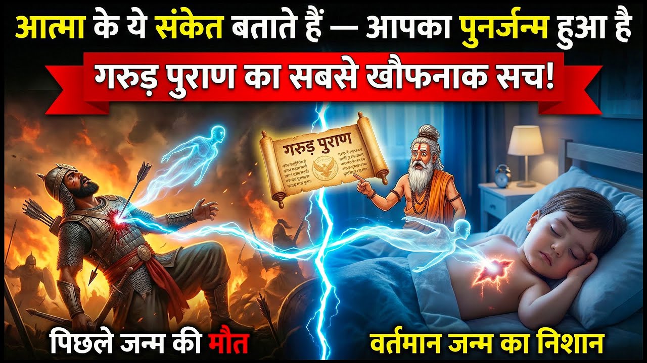 क्या आपका पुनर्जन्म हुआ है? अभी चेक करें... आत्मा के ये 5 गुप्त संकेत | गरुड़ पुराण का गुप्त रहस्य !