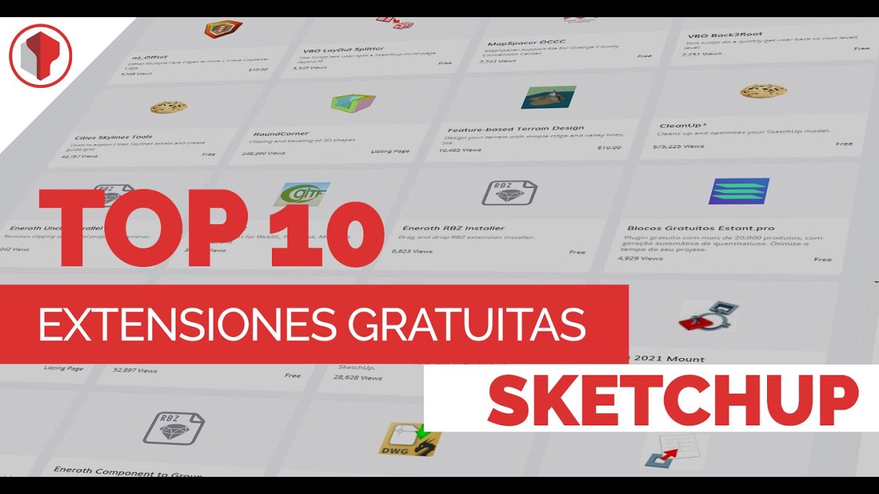 Complementos de Sketchup: los mejores plugins gratis que te facilitarán la vida!