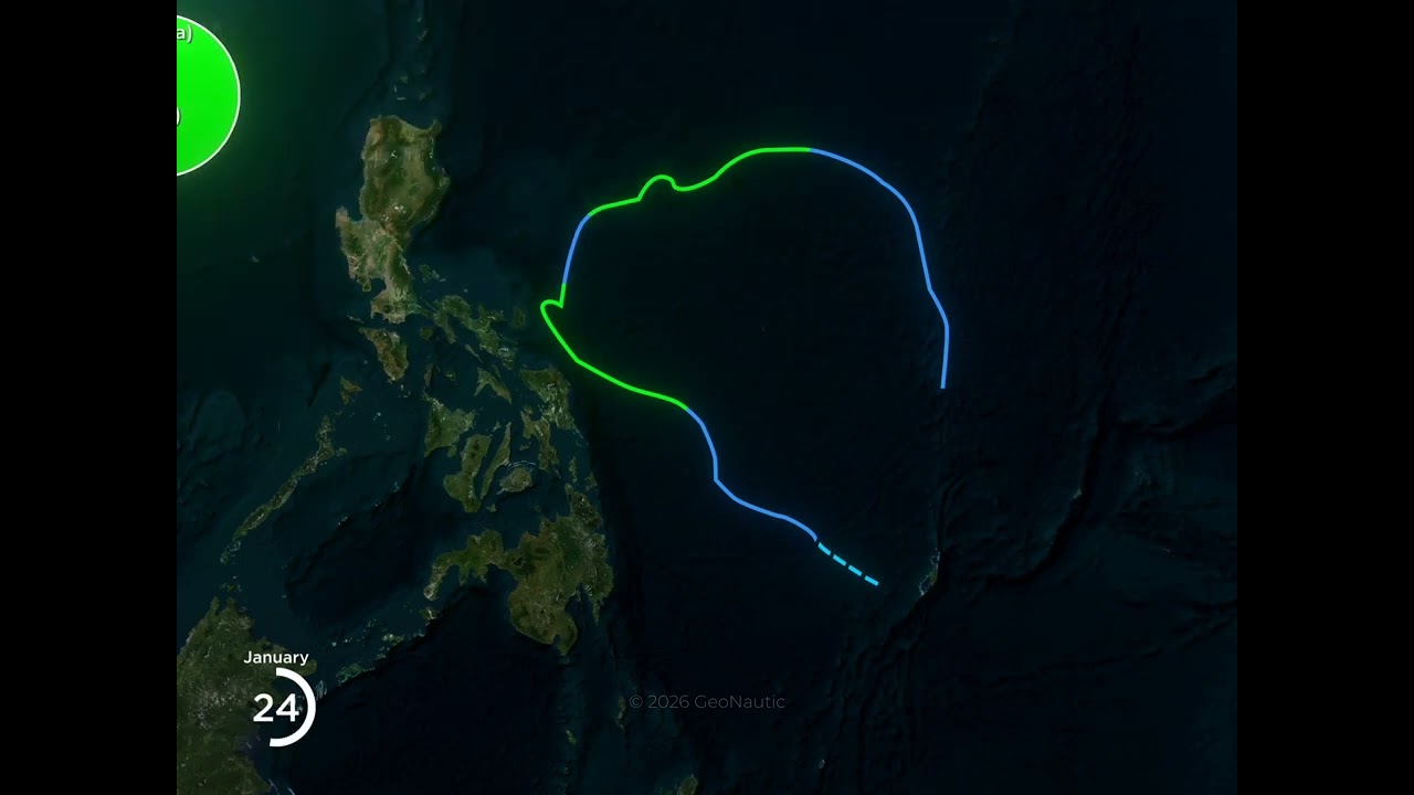 2026 Pacific Typhoon Season PT. 1 | Tracking Animation 