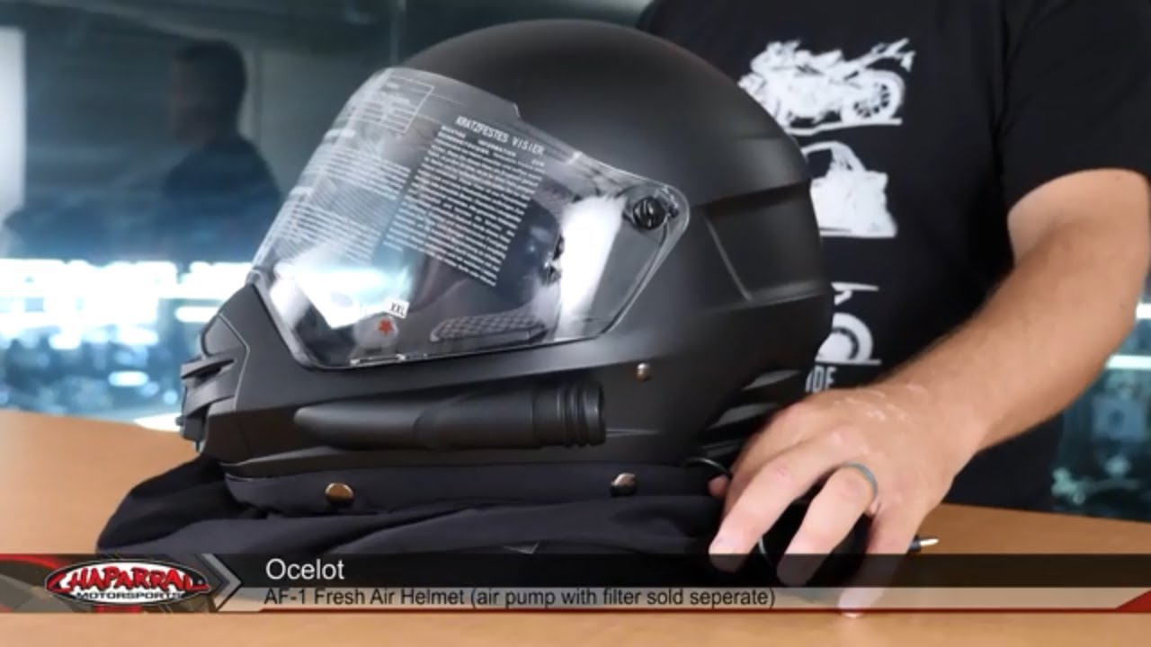 Ocelot AF-1 Full Face Fresh Air Helmet - Available with Ocelot AF-1 Air Pump
