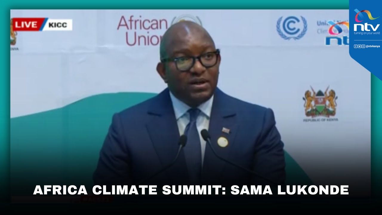 DRC Prime Minister Sama Lukonde speech at Africa Climate Summit