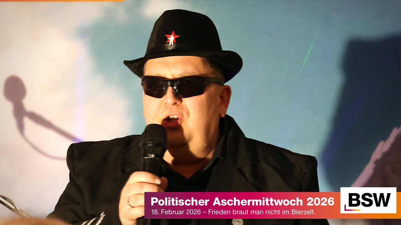 Politischer Aschermittwoch 9/12 - Udo Liebenswert: Stimmungskanone des Friedens