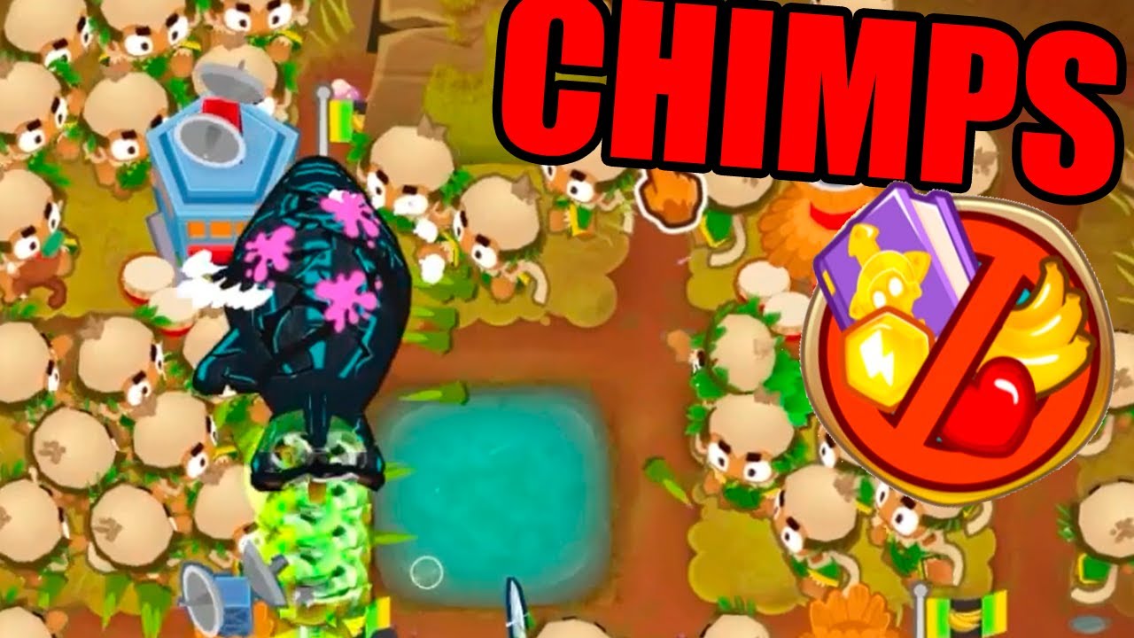Me paso CHIMPS sin usar el Cerebro 🧠🚫 [Bloons TD 6]
