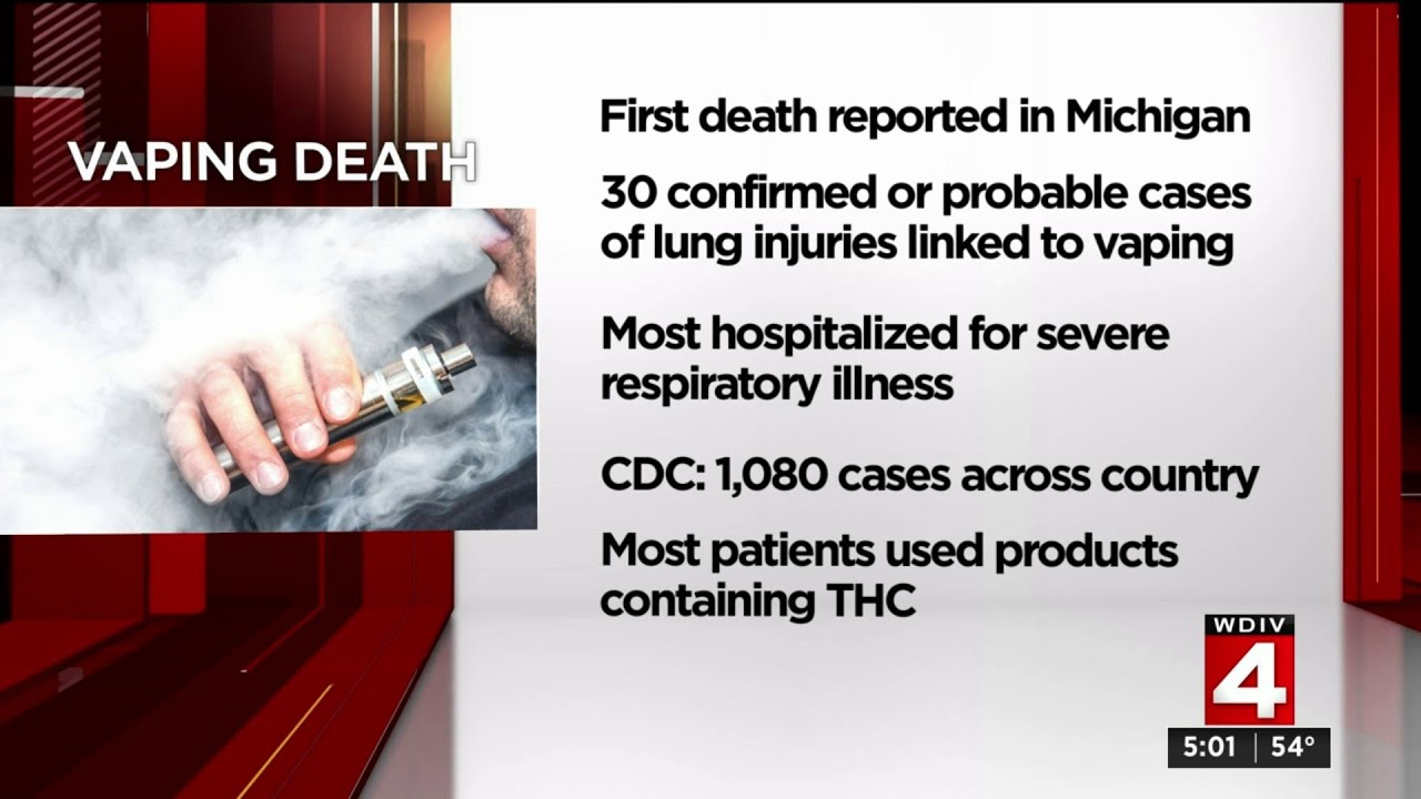 First Michigan vaping death reported