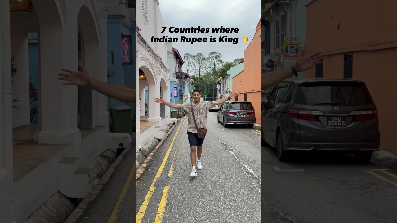 7 Countries where Indian Rupee is King 👑 #travel #indian