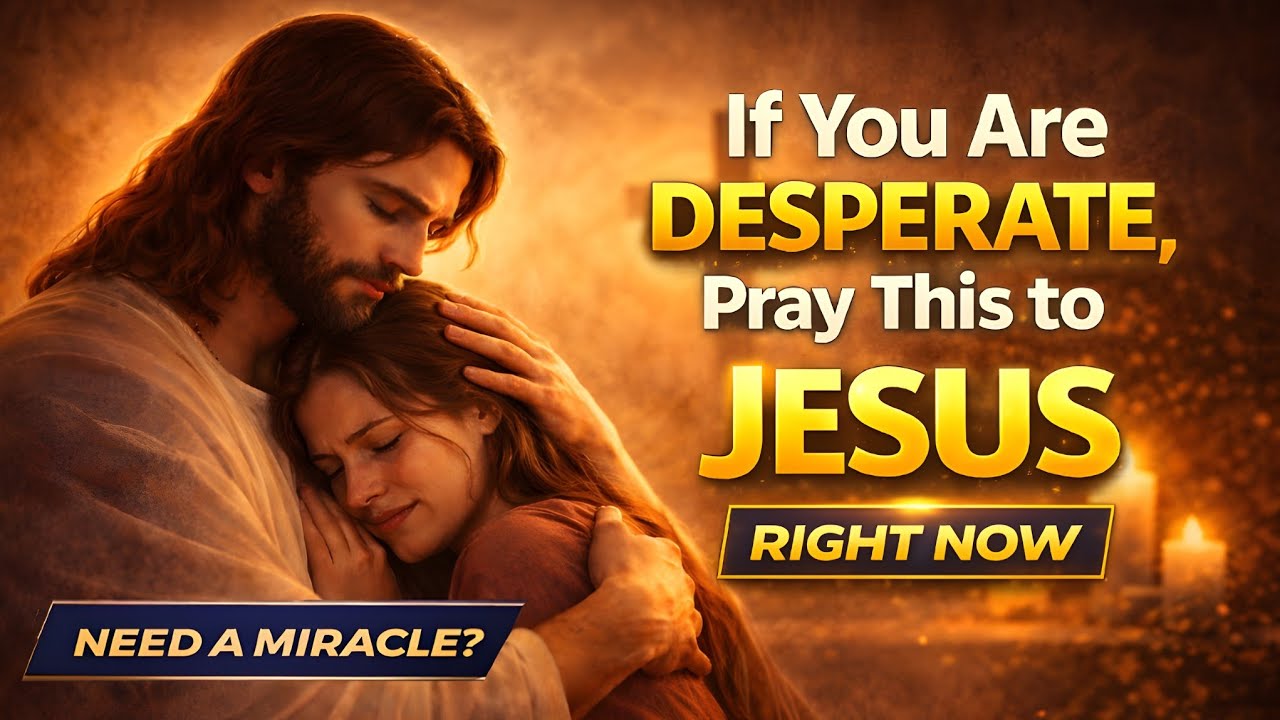If You Are Desperate, Pray This to Jesus Right Now | Urgent Prayer