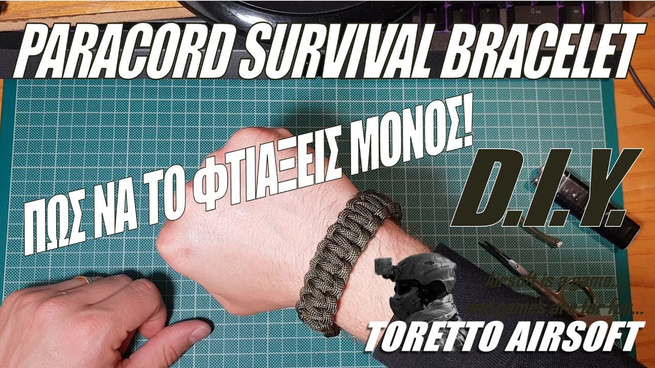 Paracord Bracelet DIY Greek