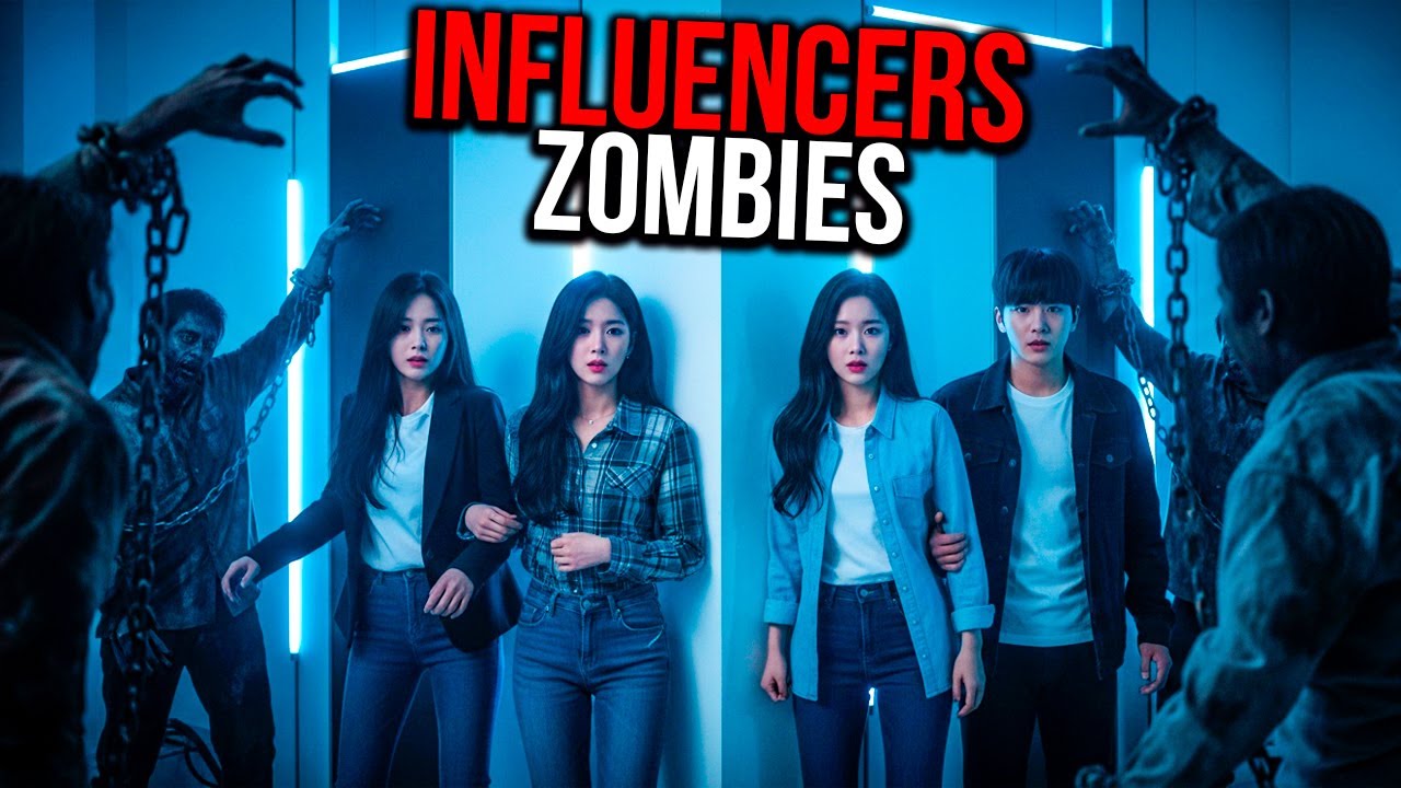 Tiktokers Coreanos terminan en un Juego con Zombies y tienen que Huir