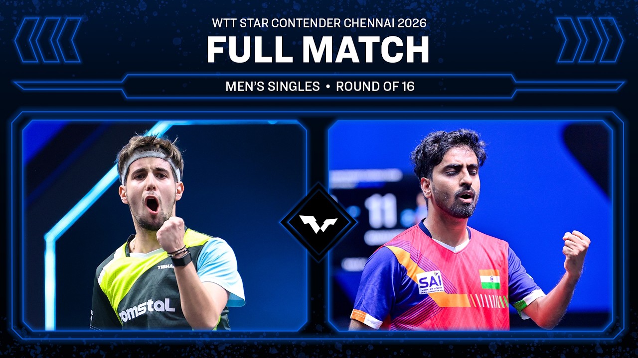 FULL MATCH | Eduard Ionescu vs Sathiyan Gnanasekaran | MS R16 | #WTTChennai 2026