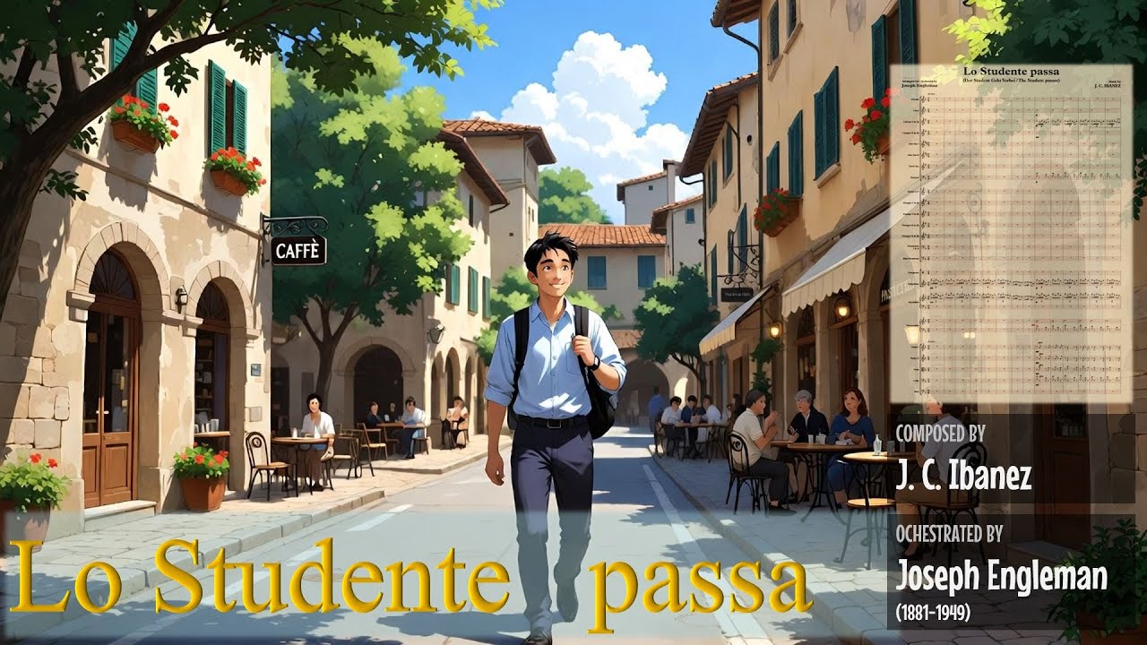 Lo Studente passa (Der Student Geht Vorbei) - J. C. Ibanez arr. Joseph Engleman