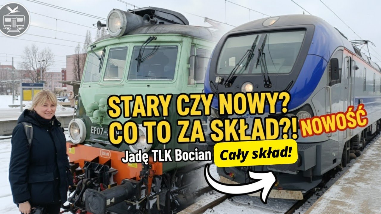 JADĘ TLK BOCIAN WIELKIE TESTOWANIE !!! Dwie lokomotywy!
