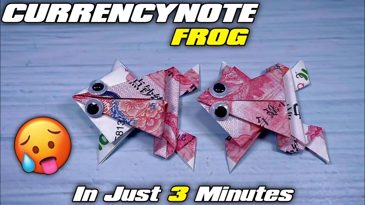 Currency Note Frog Tutorial | Money Frog Origami Tutorial