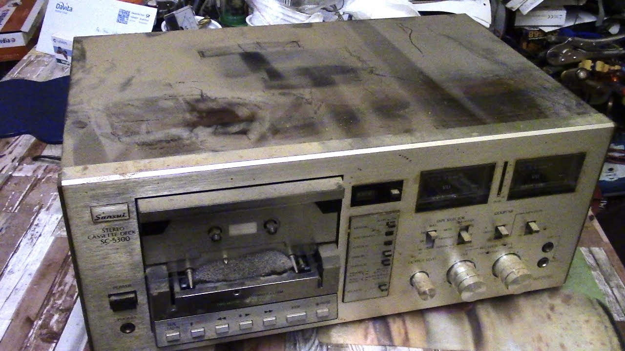 Restauration eines Sanusi SC-5300 Tape Decks von 1979. Ob es läuft seht Ihr im Video