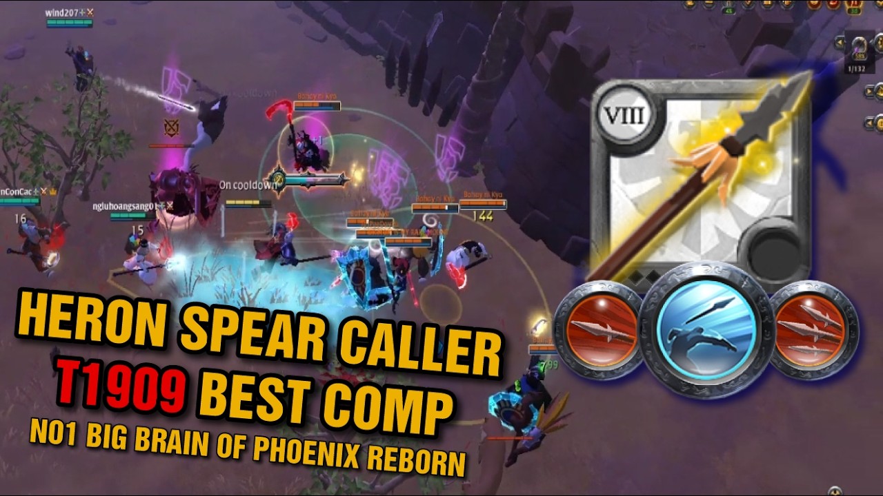 Avalon Albion Online #7 | PHOENIX REBORN COMEBACK | Small scale | T1909 Heron Spear Caller | EAST