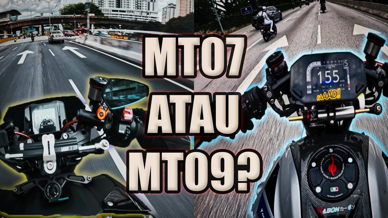 MT07 ATAU MT09 UNTUK DAILY? | Yamaha MT07 2018 + Akrapovic Exhaust | Motovlogger Malaysia [4K]
