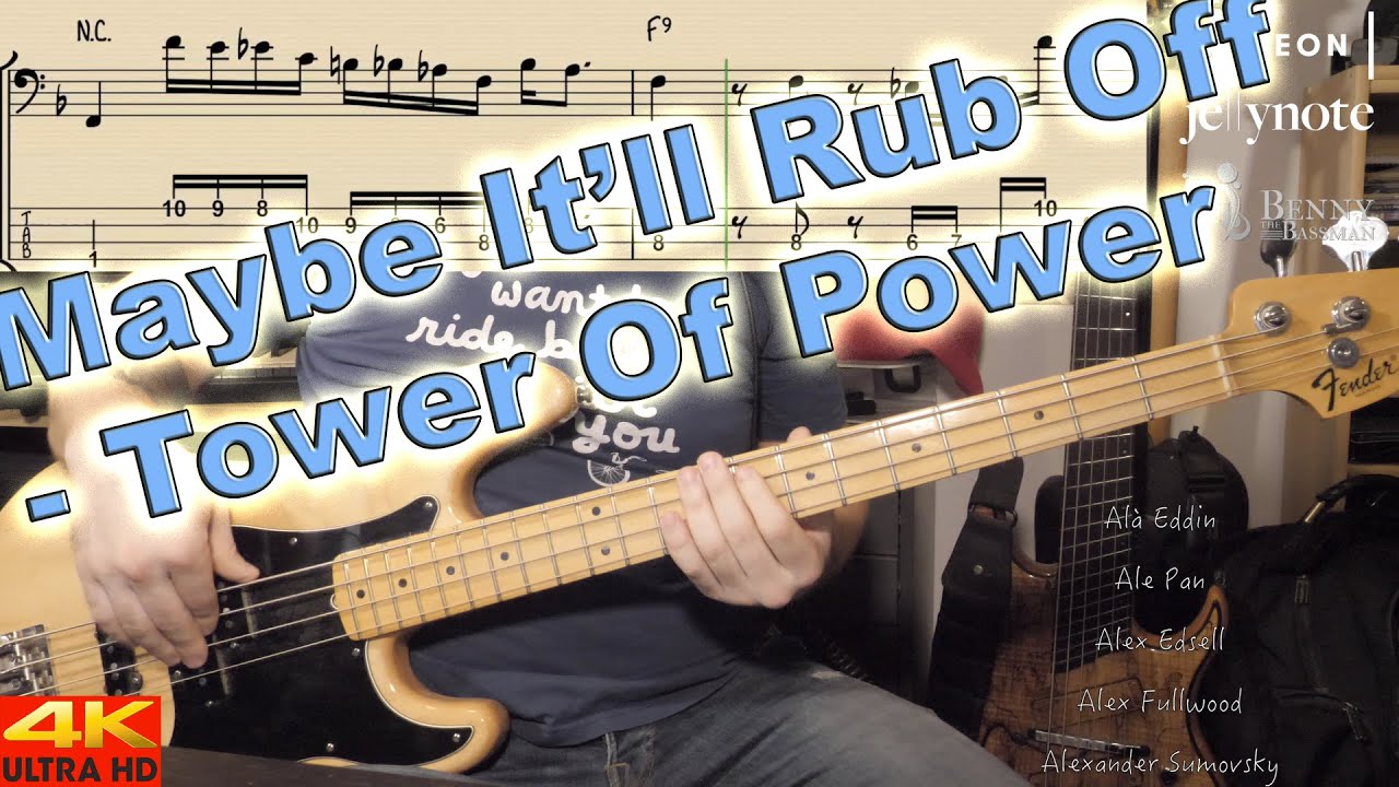 Tower Of Power - Maybe It'll Rub Off [BASS COVER] - with notation and tabs