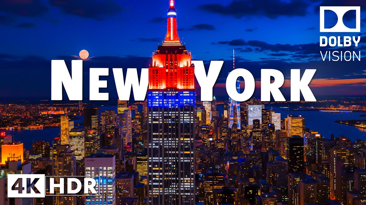 [4K] NEW YORK CITY &ndash; City That Never Sleeps | Deep House Chill Vibes