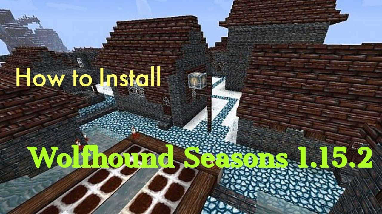 1.15.2 Wolfhound Seasons Resource Pack - How to Install