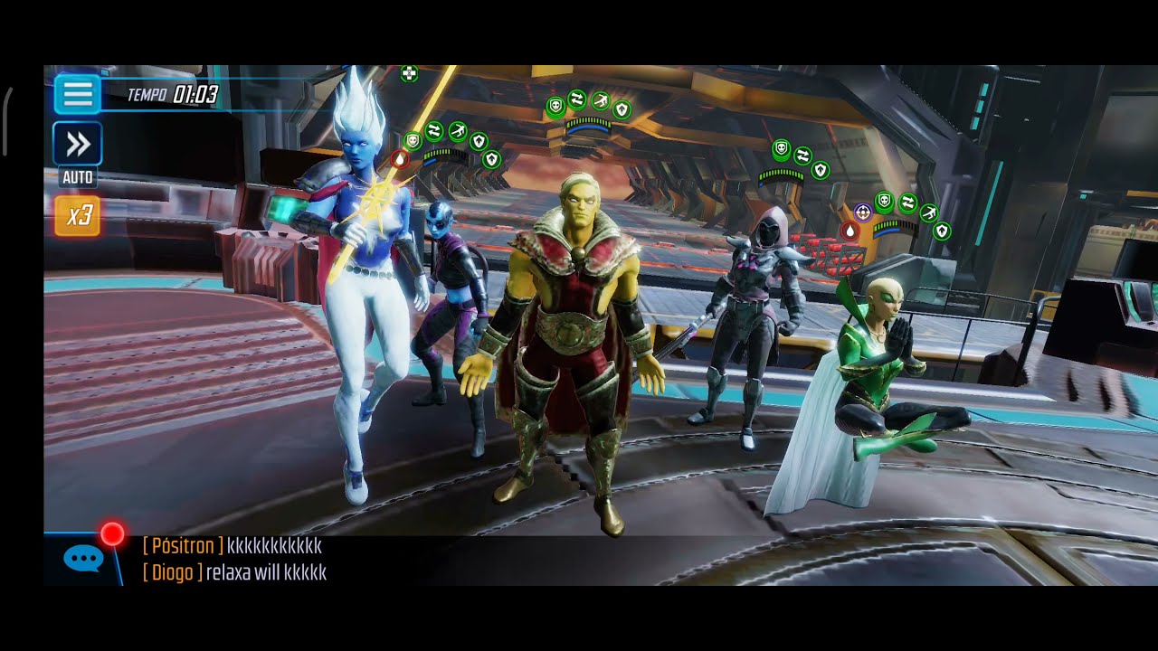 Guarda do Infinito 800k vs H4H 750k Marvel Strike Force