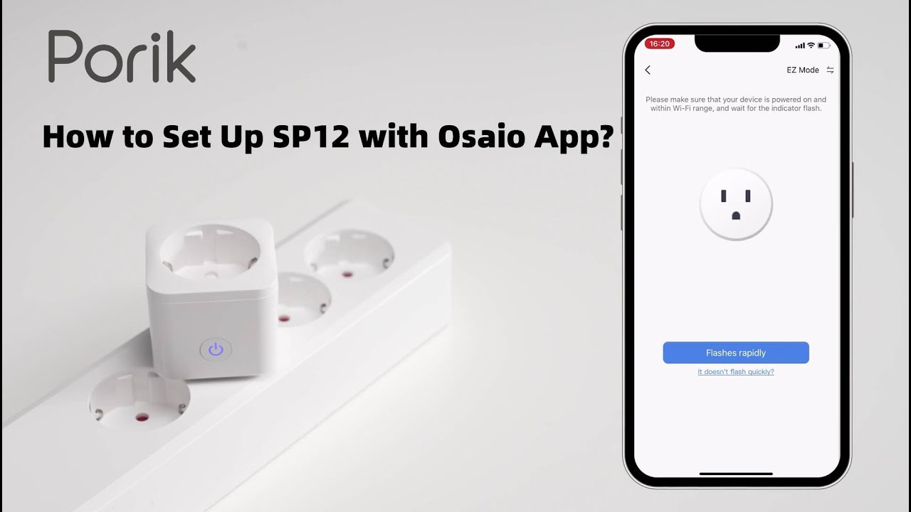 Porik | How to Set Up Porik SP12 Smart Plug with Osaio App?