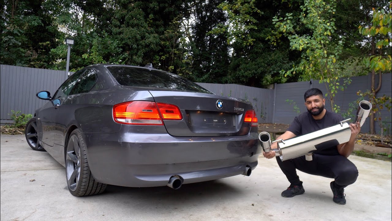 My Cheap BMW 335i gets an INSANE EXHAUST!