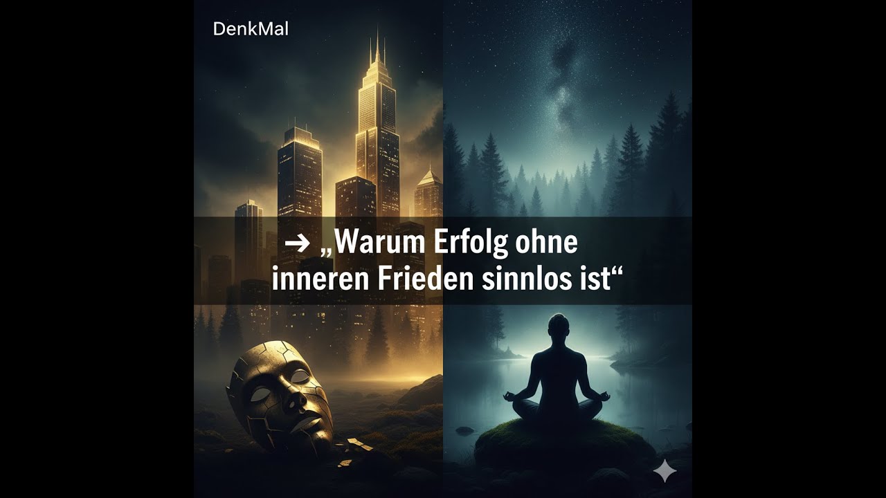 Warum Erfolg ohne inneren Frieden sinnlos ist &ndash; Die wahre Bedeutung von Gl&uuml;ck DenkMal