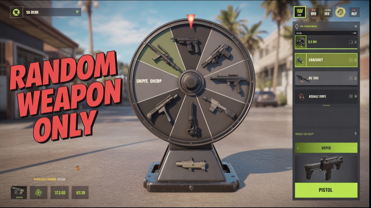letting a wheel decide my weapon