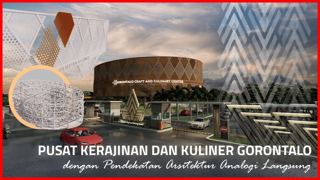 Animasi Tugas Akhir Arsitektur Perancangan Pusat Kerajinan & Kuliner Gorontalo