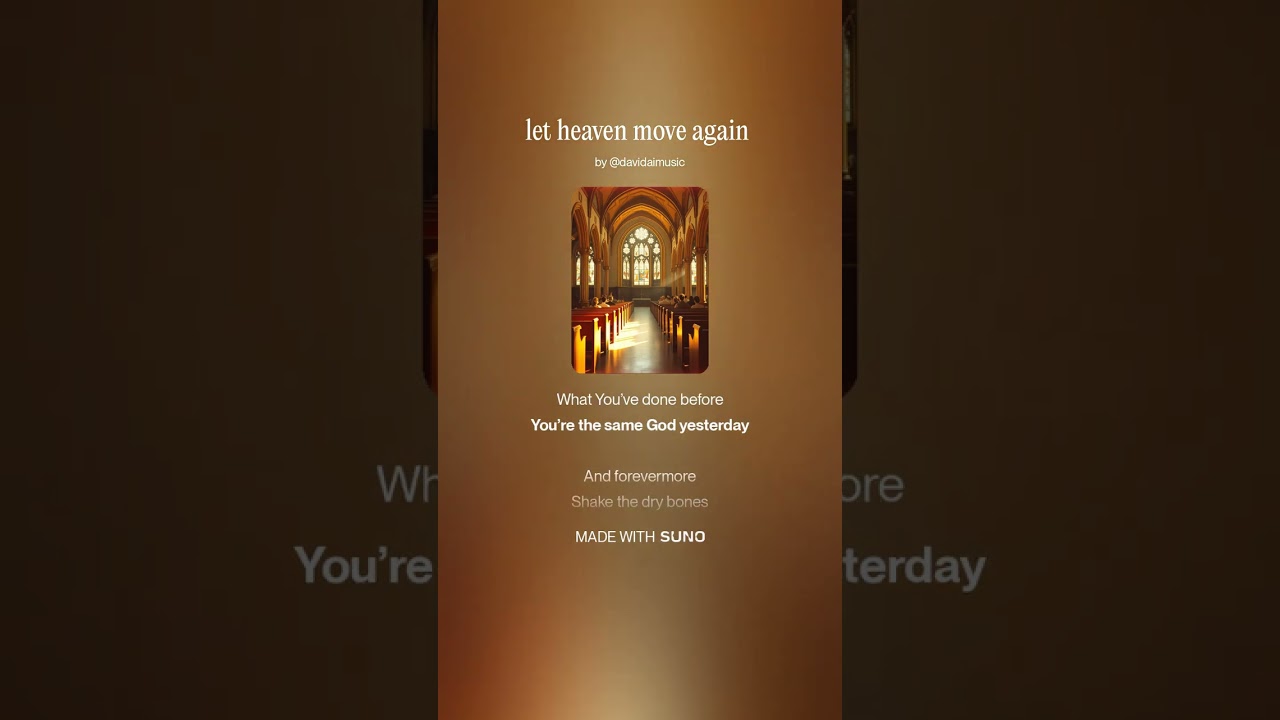 Let Heaven Move Again | I wrote this song as a prayer. I hope this can bless someone as it did me🎶✝️