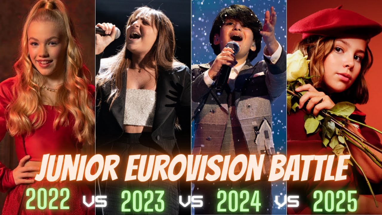 Junior Eurovision Battle - 2022 vs 2023 vs 2024 vs 2025