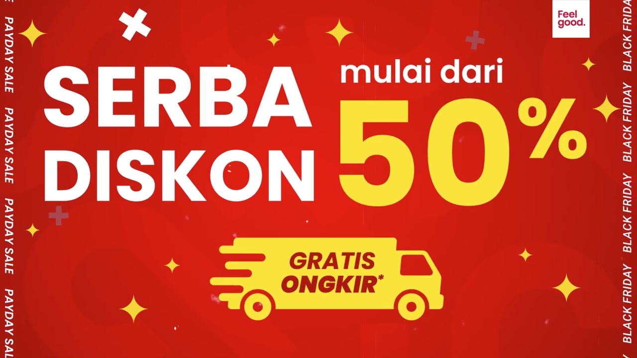 Gajian Belanja Diskon Setengah Harga!