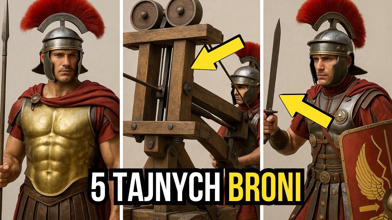 5 TAJNYCH BRONI ARMII RZYMSKIEJ, które ZNISZCZYŁY Całe Cywilizacje