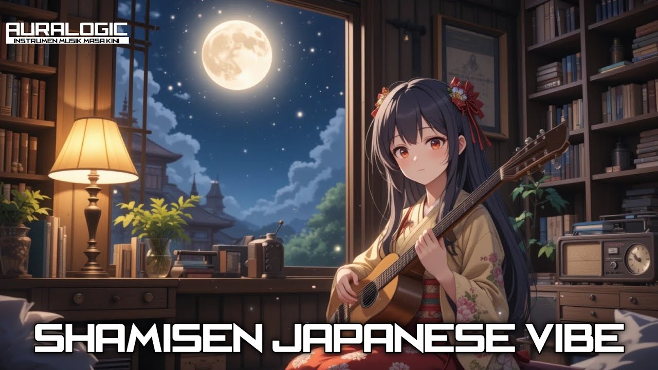 Lagu Cafe enak didengar 🍀🌻 - Japanese vibe -shamisen