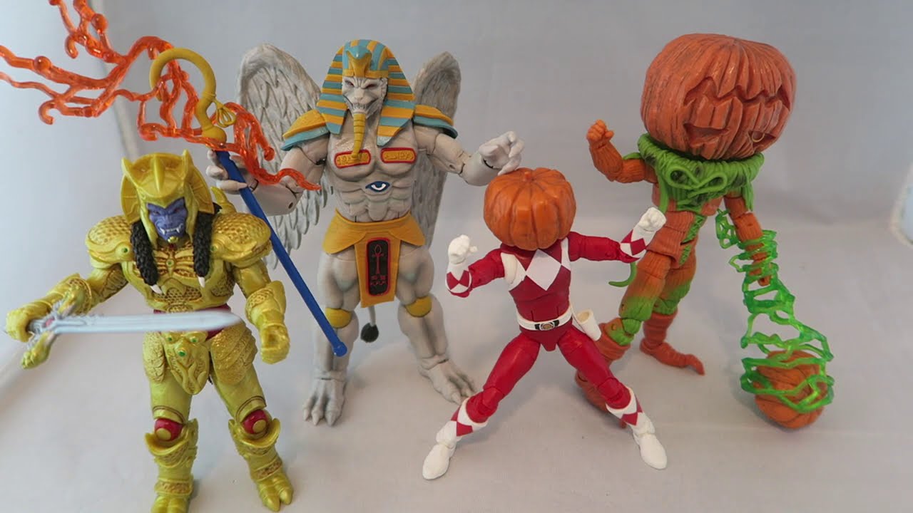 Обзор коллекции Power Rangers Lightning: Monsters Wave 01 | King Sphinx & Pumpkin Rapper