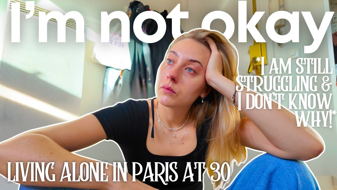 Живу одна в Париже в 30 лет 🇫🇷 Пытаюсь поднять себе настроение, когда всё остальное *снова* терпи...